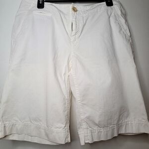 Banana Republic, Knee Length White Shorts Size 8